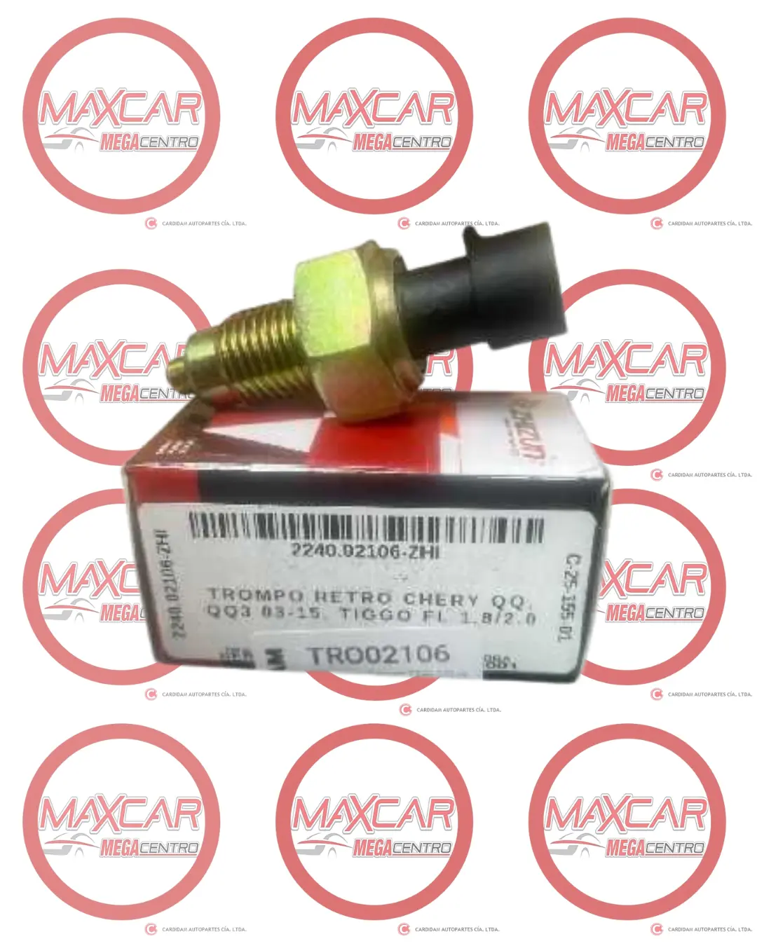 Trompo Retro Oemch 2240.02106 Chery Qq  Qq3 03-15 Tiggo Fl 1.8/2.0 - Tro02106 1