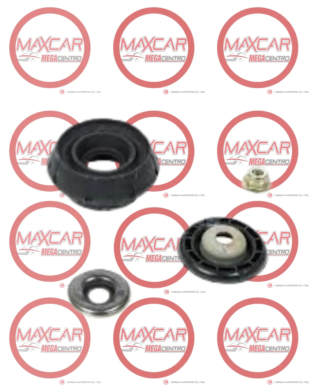 Soporte Ruliman Base Amortiguador Del Ciles 8200876298 Logan Sandero Duster - Srbac298 1