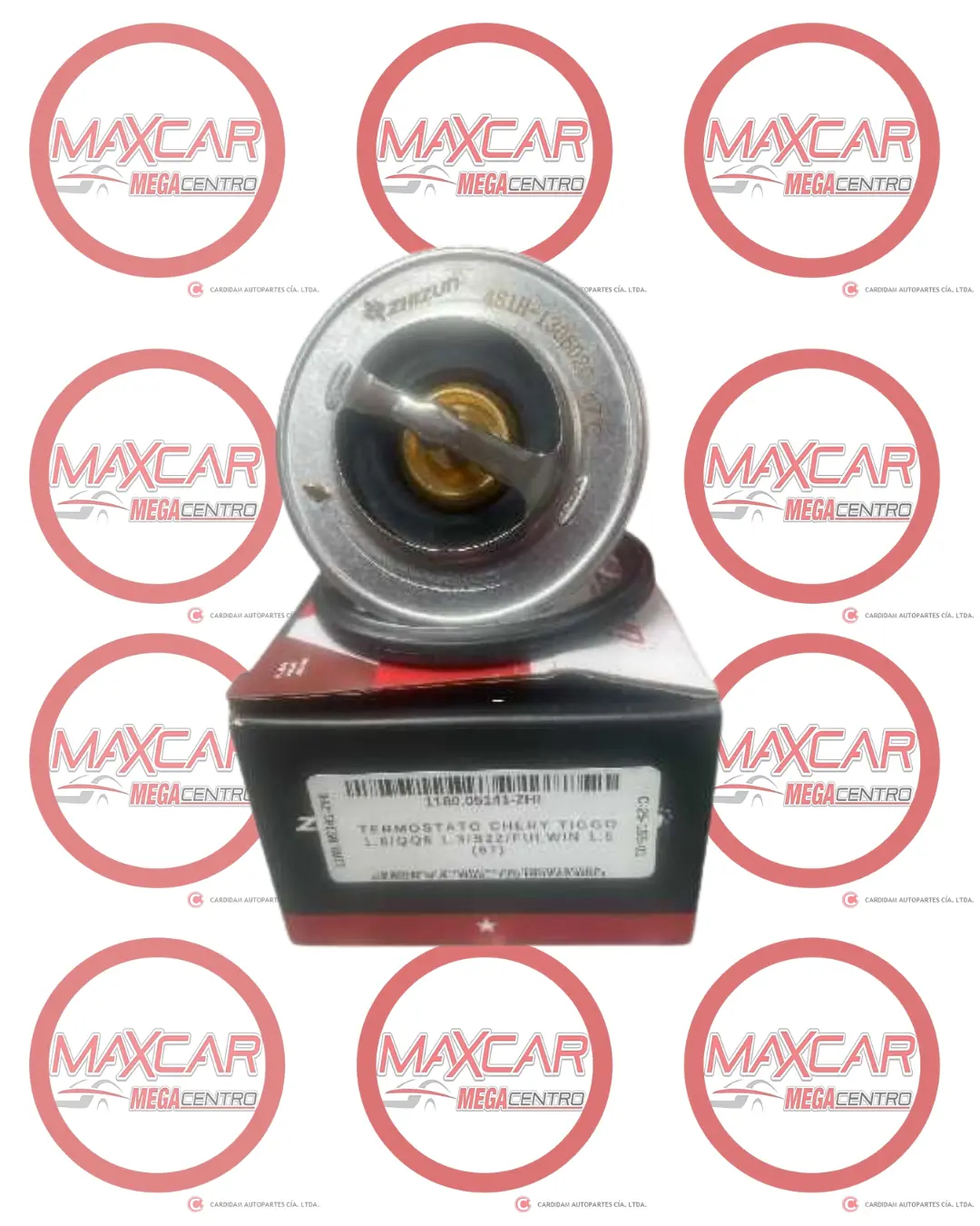 Termostato Zhizun 1160.05141 Chery Tiggo 1.6/Qq6 1.3/S22/Fulwin 1.5 (87) - Tz05141 1