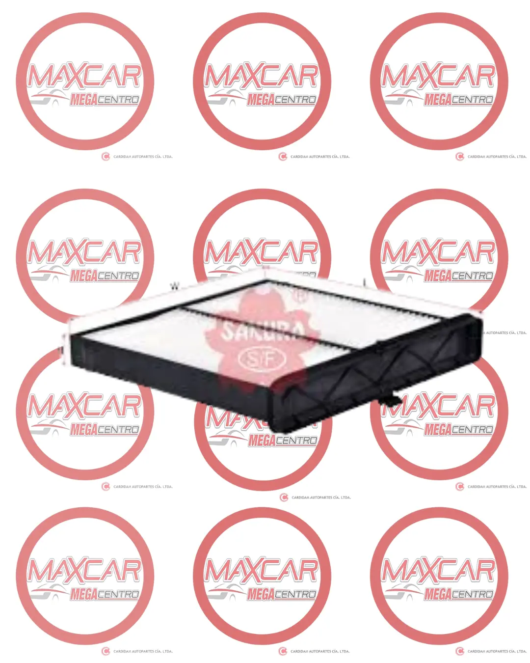 F.Ac17161 Filtro A/C Sakura Ca17180 Mz Cx3 21.5 21- (Caf1951pch Sphb12140) 1