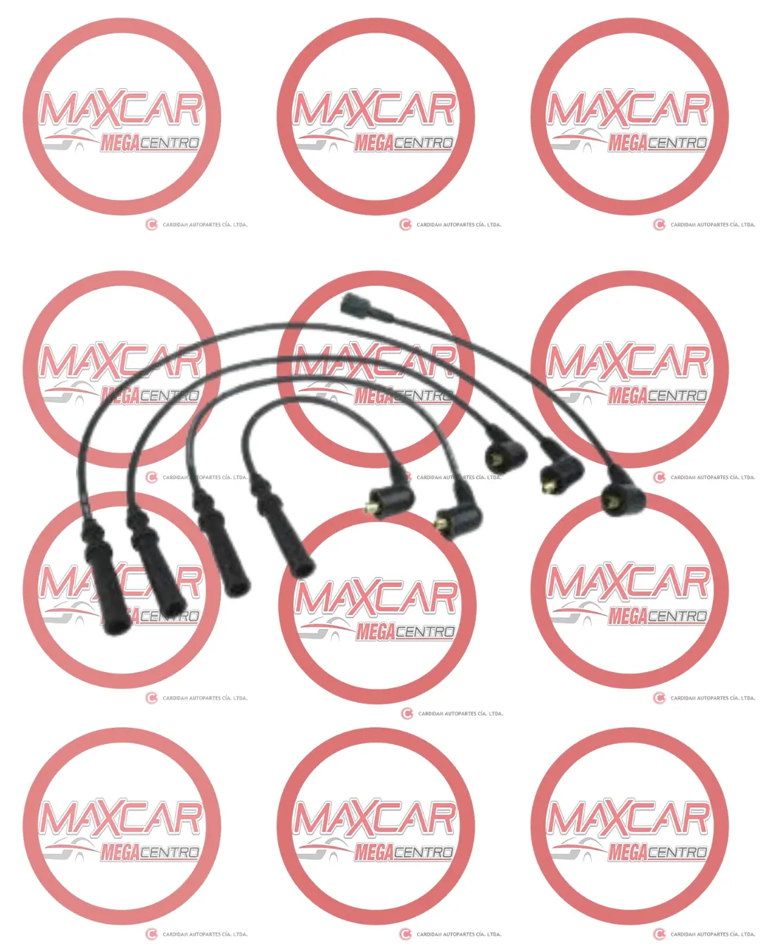 Cable Bujias Necco 90919-21428 Nissan Pickup 2.4 D21/D22 98-05, Ty. Hilux 2.4 Rn50/55 87-89 - Cbn21428 1