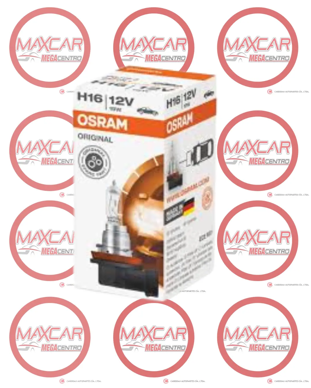 Halogeno Osram H16 12V 19W Pgj19-3 64219L - H64219l 1
