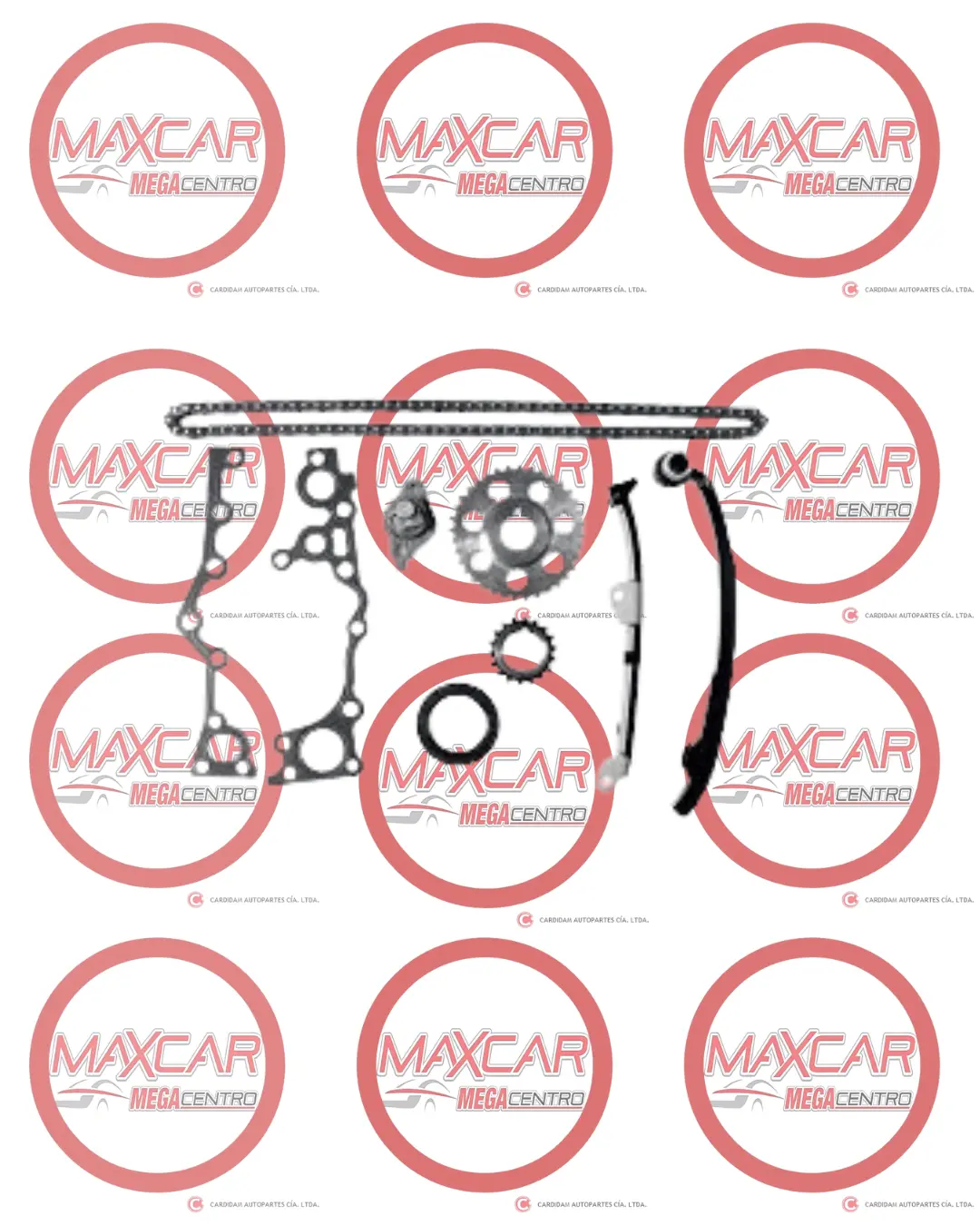 Kit Distribucion Osk T018k Toy Stout Ii 2Rz-Fe Hiace 2.0 9Pzas  - Kdt018k 1