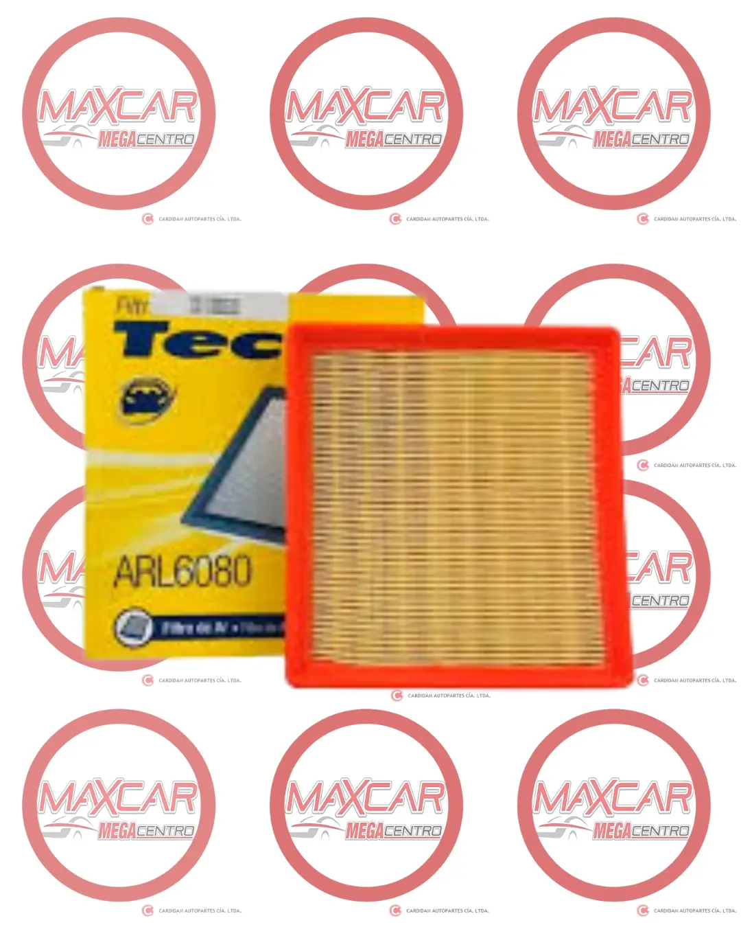 Filtro Aire Tecfil Arl6080 Vw Virtus Gol Golf Polo Tcross Skoda (Aa12104 C21014) - Farl6080 1