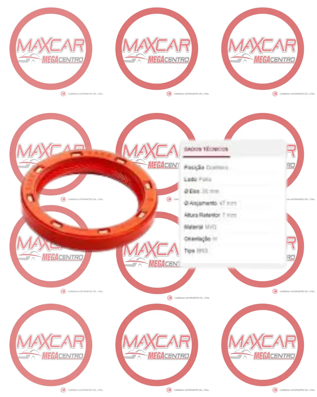 Retenedor Ciguenal Del Sabo 5658 Renault Megane 1.6 16V 00-05 (35X47x7) - Rs5658 1