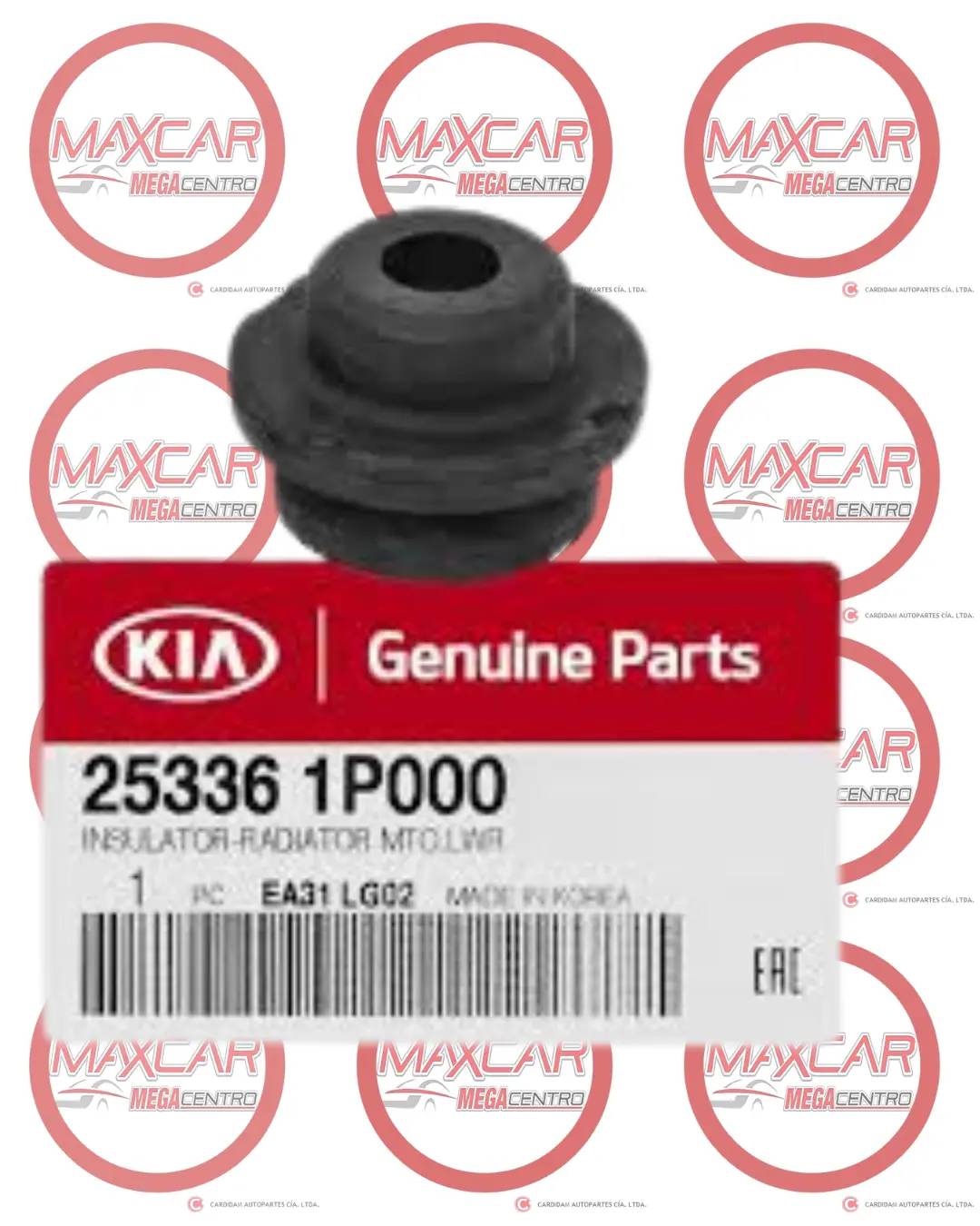 Caucho Soporte Radiador Genuine 25336-1P000 Accent 12- Inf - Csrg1p000 1