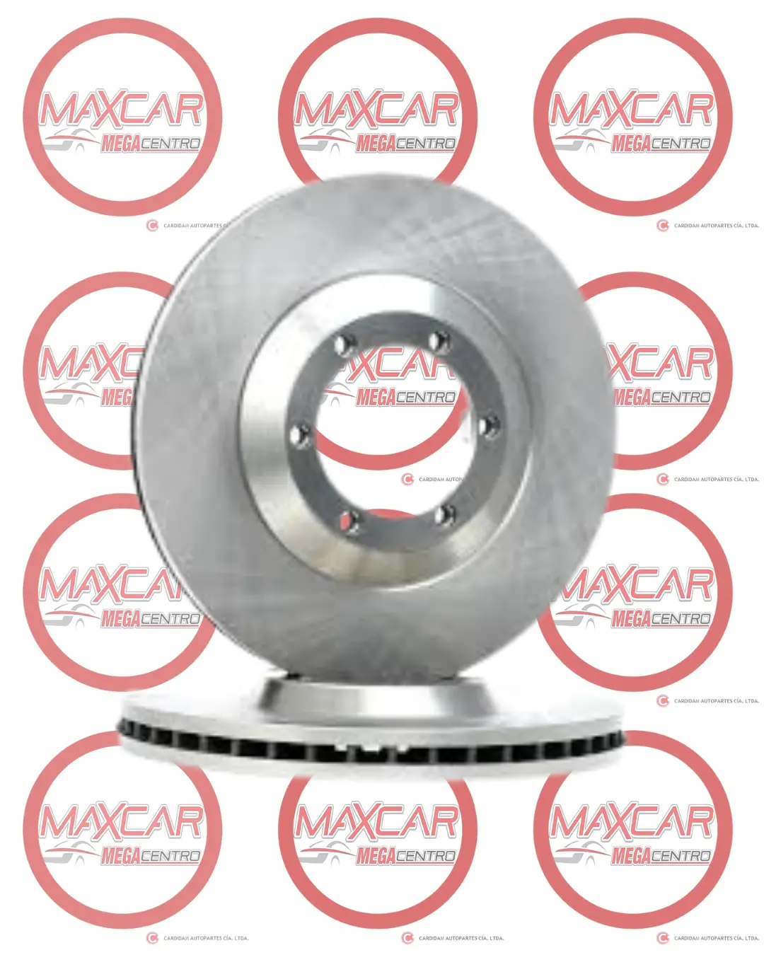 Disco Freno J&J 8973606780 Dmax 4X4 3.0 3.5 6H (280X27x88x40) Hiperventilado - Dfj780p 1