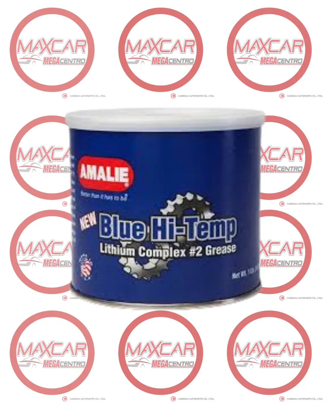 Amalie Grasa  Azul Hi-Temp 4 Lb.Nlgi #2 - Gam4lb 1
