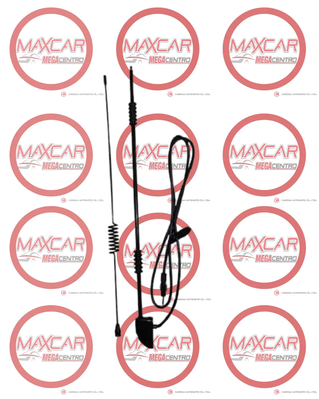 Acc.At19 Antena Bm Universal Datsun Tipo Resorte Lateral Negro At.19 - At19 1