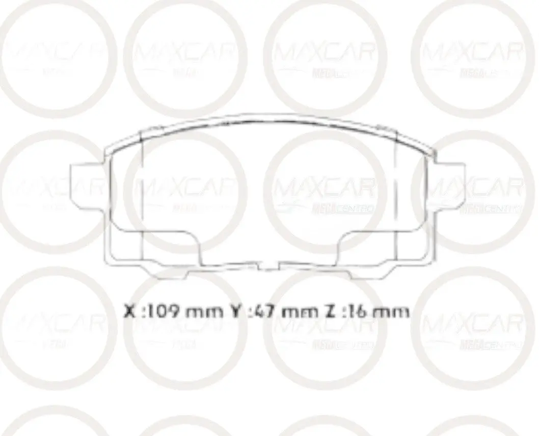 Pastilla Freno High Power Md1u0852 Pos Jac T8 22- Zotye Z100 Del - Pcd1u0852 1