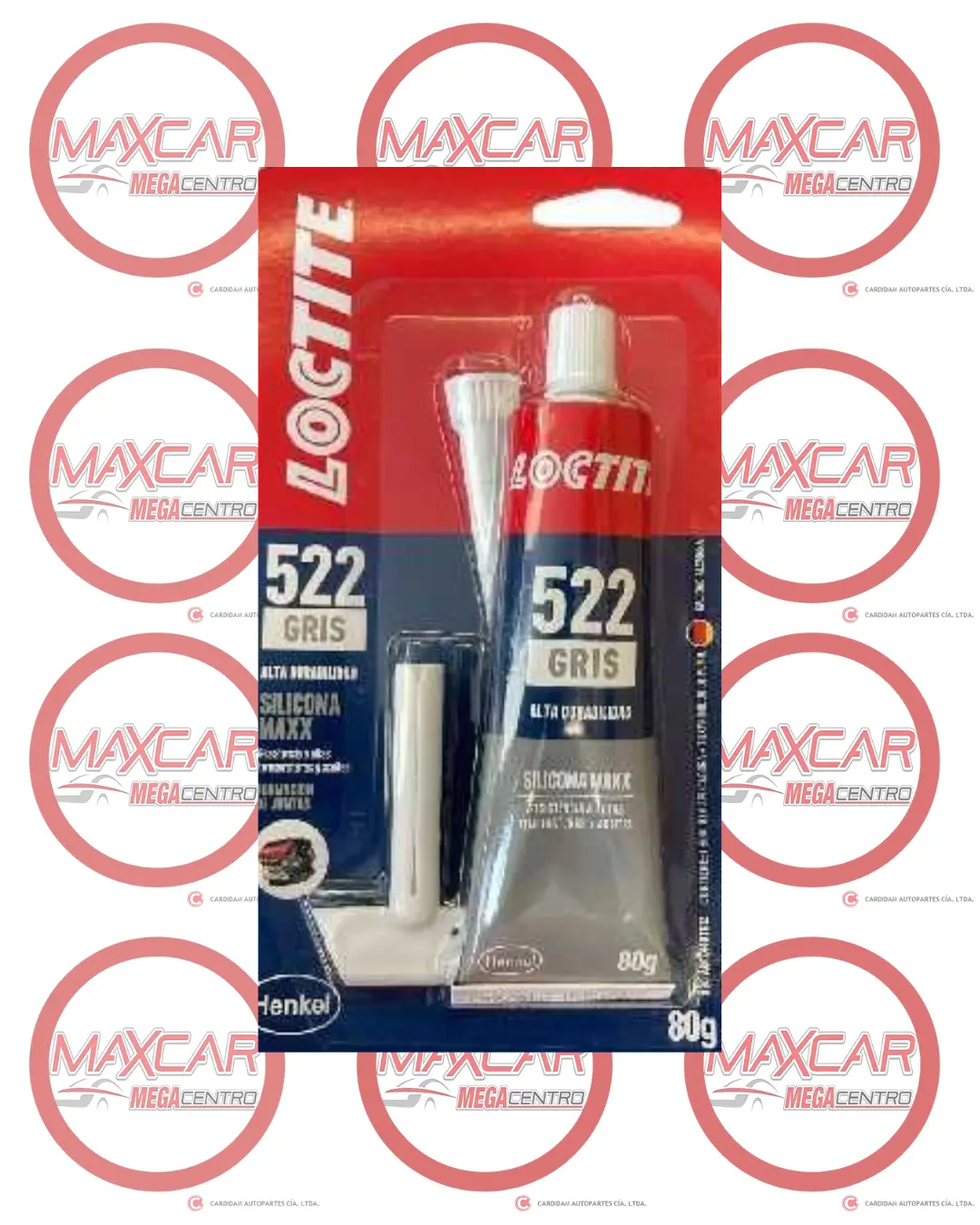 Peg.Gris Loctite Silicon Gris Maxx 522 65Ml 1