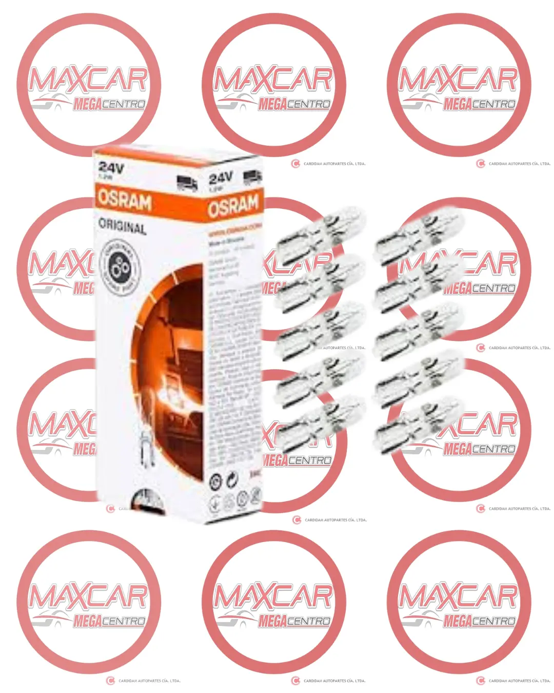 Foco Lagrima Osram 2741 24V 1.2W W2x4.6D 1 - Fo2741 1