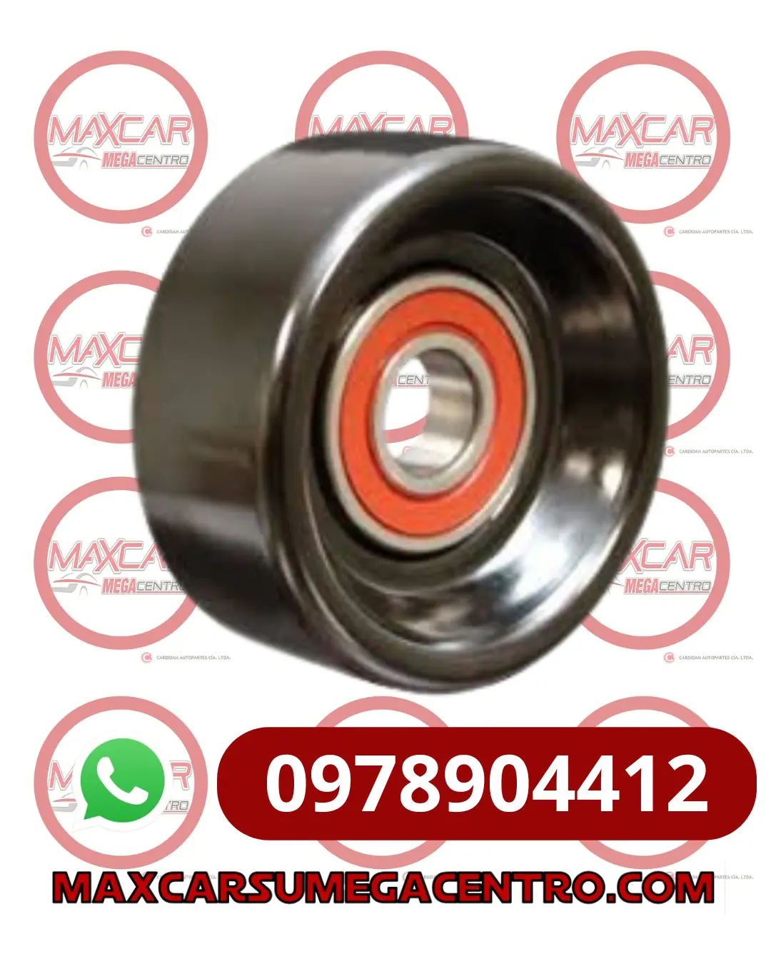 R.89007 Polea Rmc Metalica Aveo Gol 1.8 Dmax 2.4 16V 15- Trail Blazer 76X31x17 1