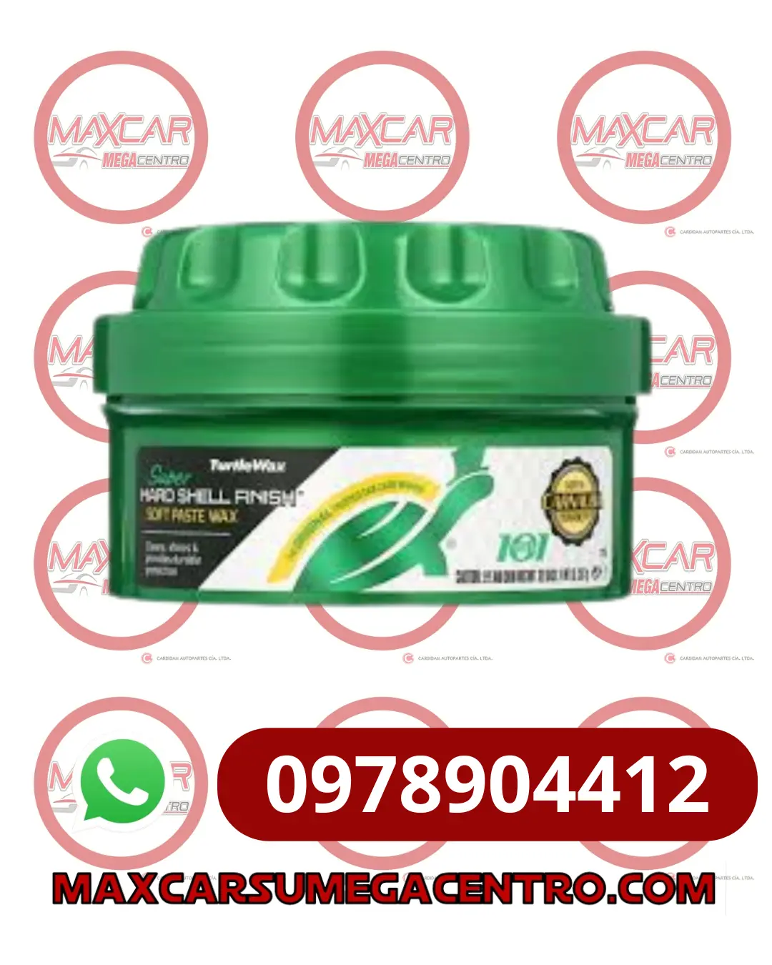 Lim.Cer Turtle Wax Cera Super Hard Shell Paste Wax 14Oz 414 Ml 1