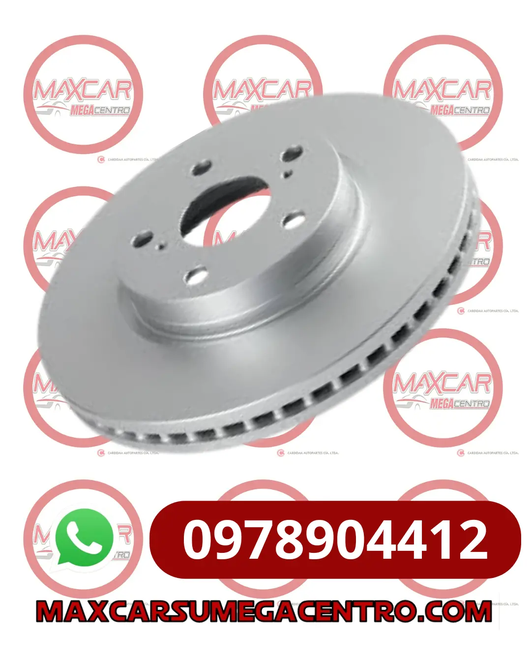 Df.43512-0K170 Disco Freno Allparts Toy Hilux 2.4 2.5 4X2 18- 1
