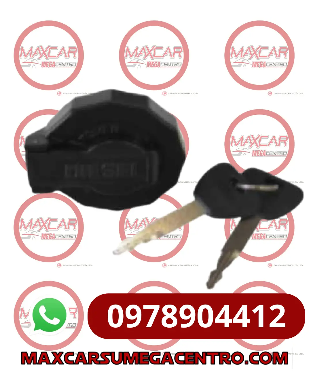 Tap.Pv3594 Tapa Combustible Recalflex Isuzu Nqr Nmr Nlr (Negra) 1