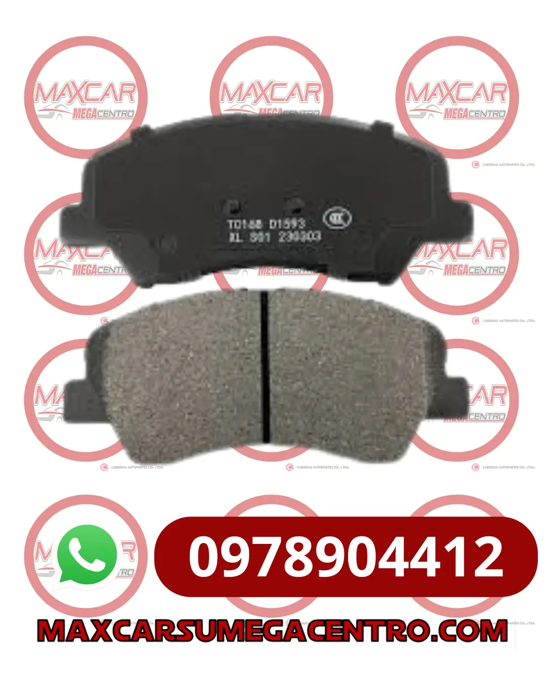 Pf.D1593 Pastilla Freno Bosch Accent (Tiburon) 1.6 12-18 Rio R 1.4 1.5 12-17 Soluto 1.4 17-23 Ceramica (F03b075860) 1