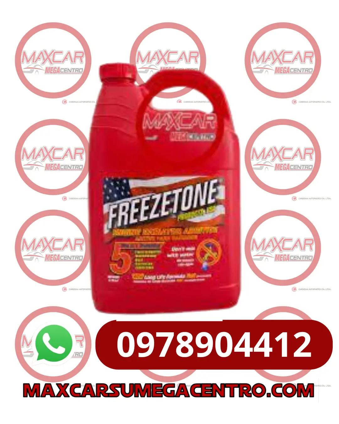 Ref.Fr Freezetone/Lubristone Refrigerante Galon Rojo 1