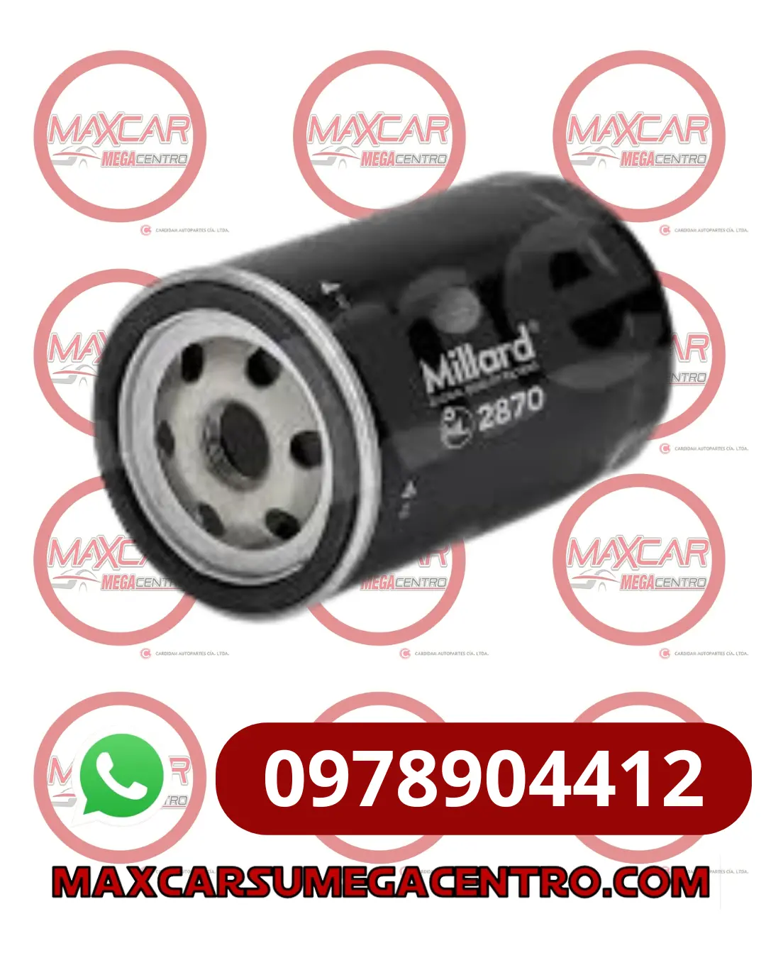 F.Ao2870 Filtro Aceite Millard Ml2870 Vw Hilux (Psl562) 1