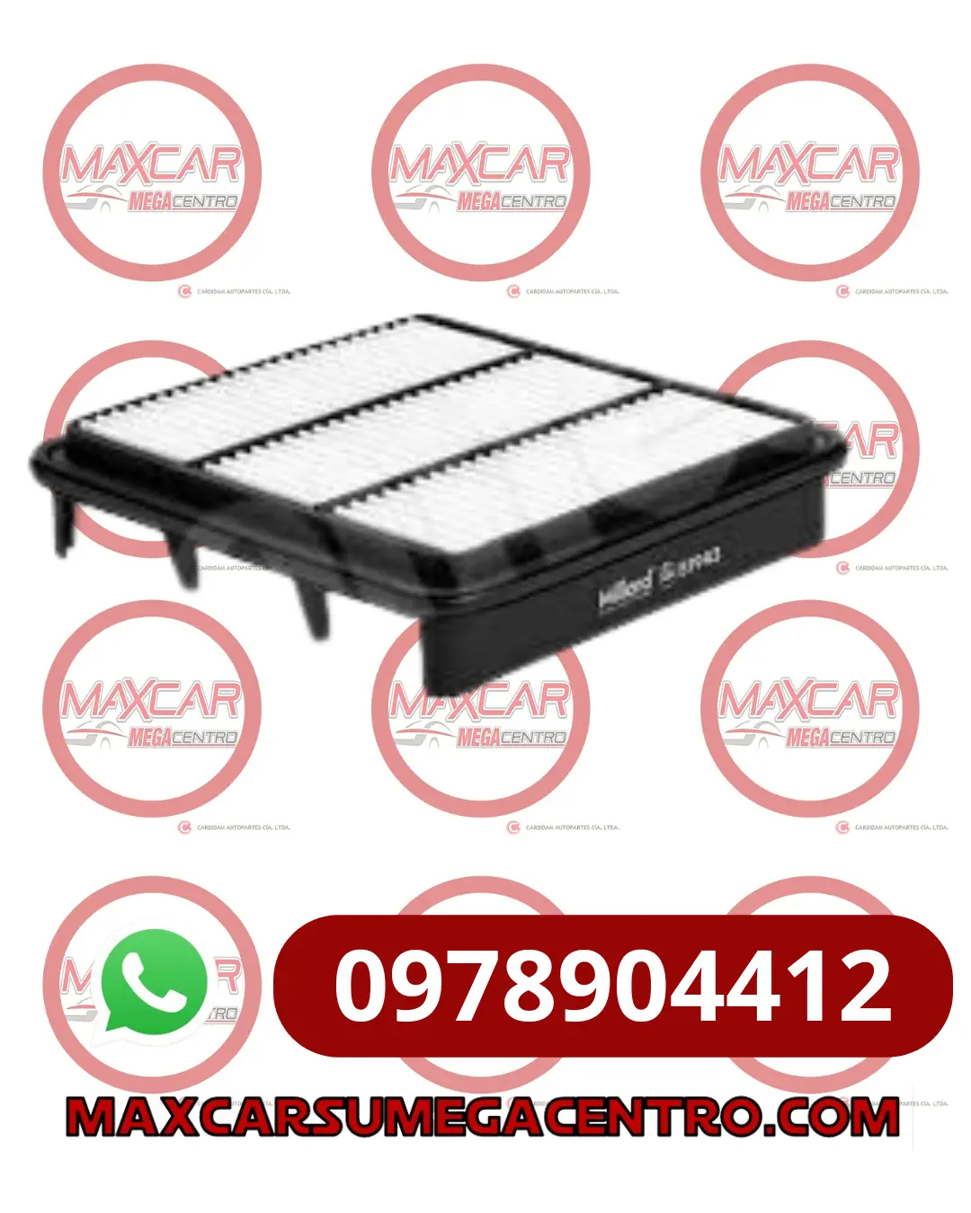 F.Aa51943 Filtro Aire Millard Mk51943 Dmax 2.4 Gas L200 Sportero (A1518) 1
