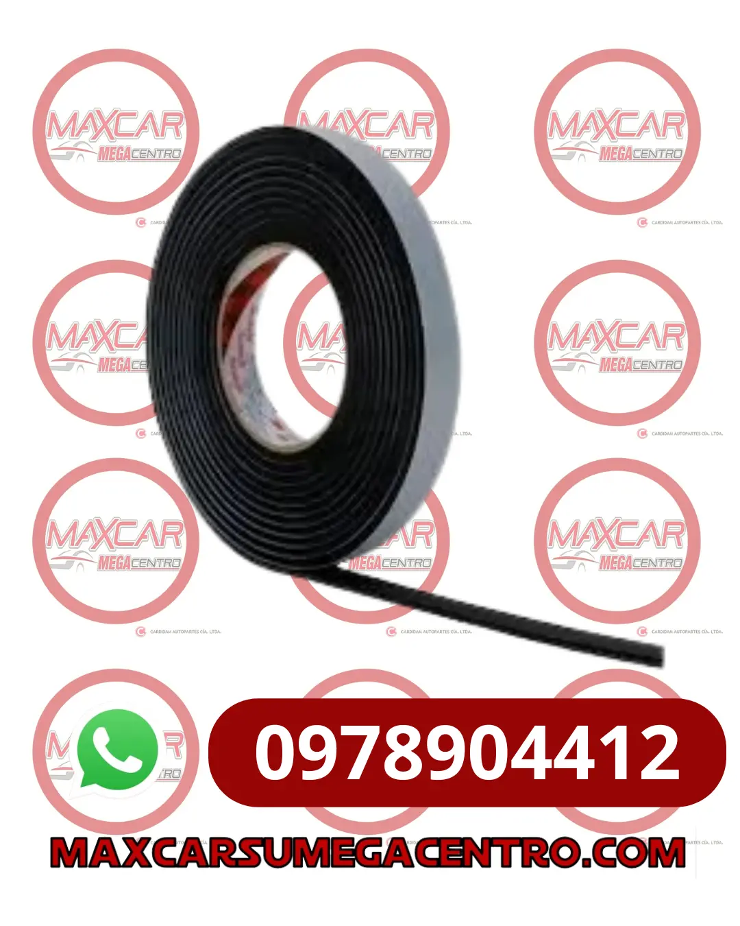 Peg.Faz Abro Cinta Doble Faz 12Mmx2m Negro 1