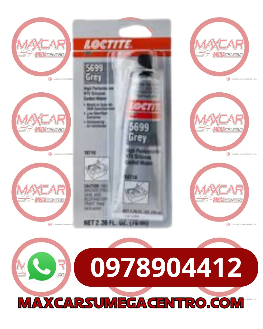 Peg.Gris Loctite Silicon Millennium Grey (Gris) 70Ml 1