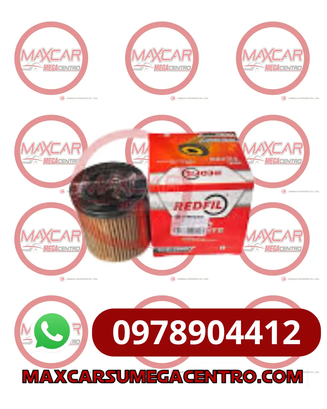 F.Aoe418 Filtro Aceite Redfil Fo1613 Creta 1.6 Santa Fe Sonata Venue Sonet Seltos (23350-2M000) (Eo29060) 1