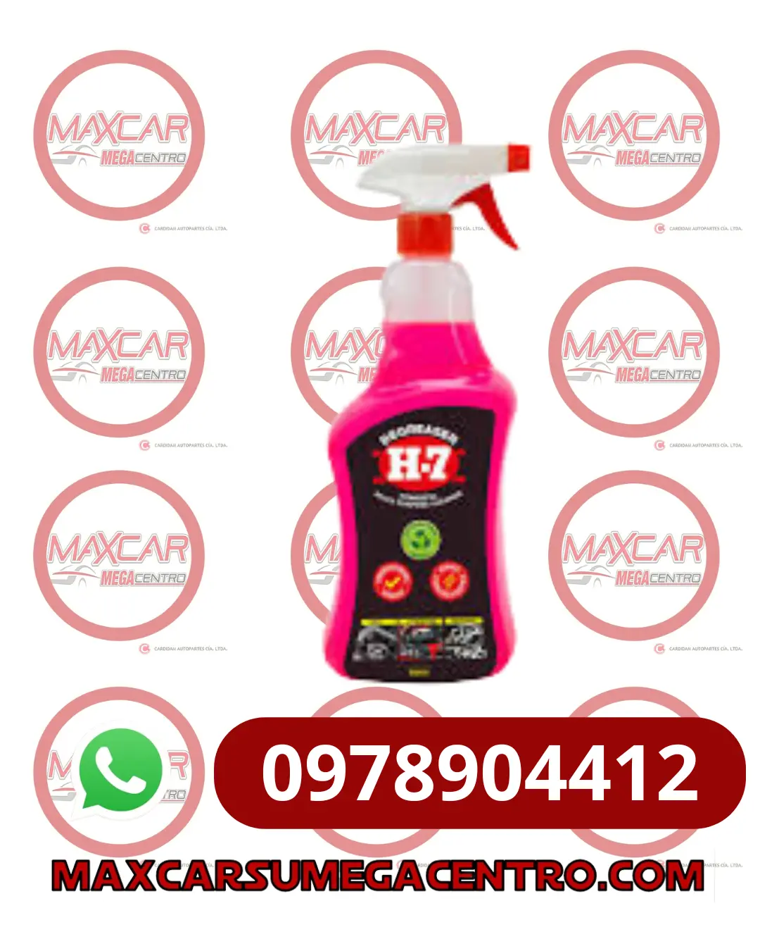 Lim.H7 Litro Desengrasante Liquido Multiuso + 100Ml Gratis 1