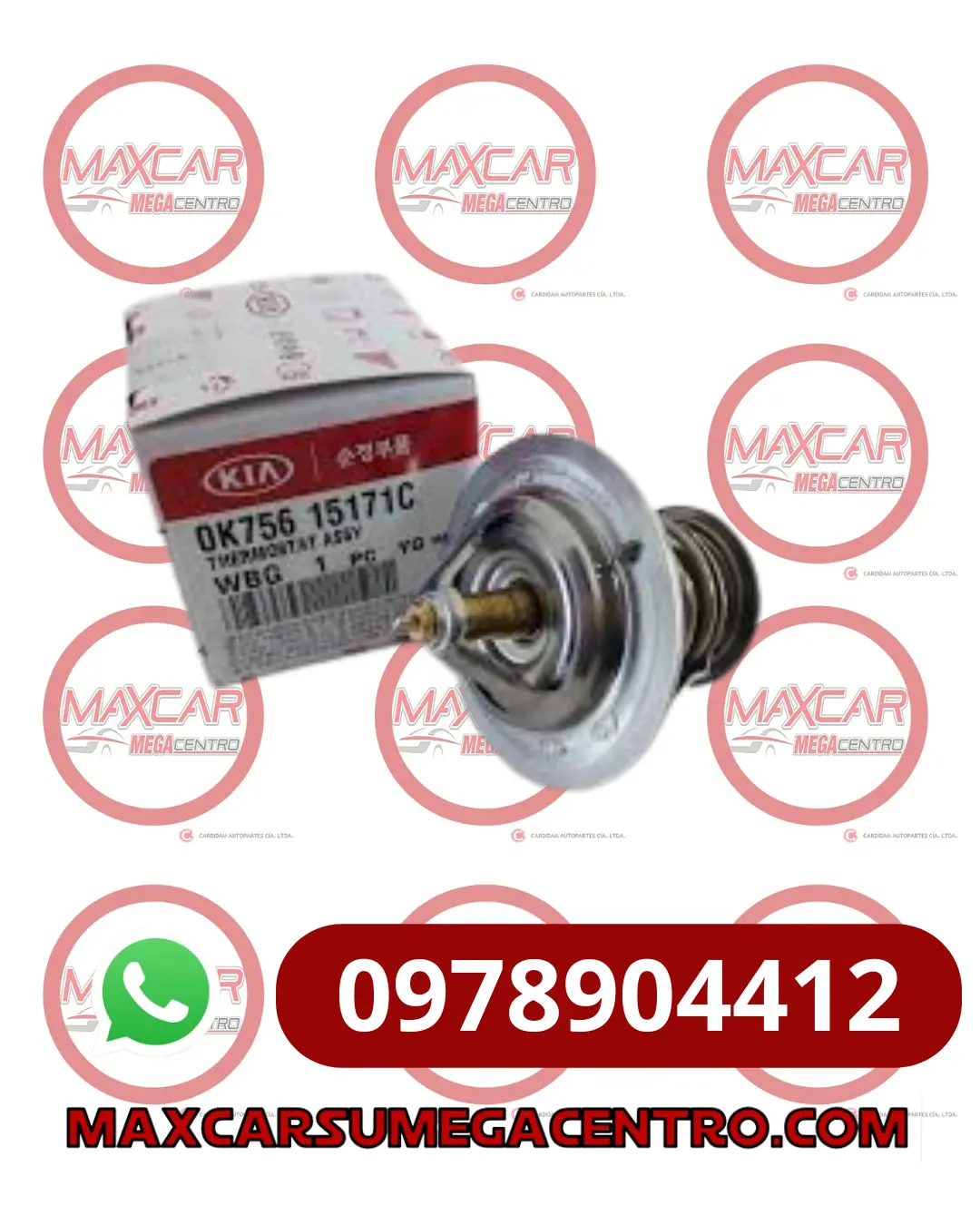 Ter.0K75615171c Termostato Kia Pregio K2700 83° (1102.36) 1
