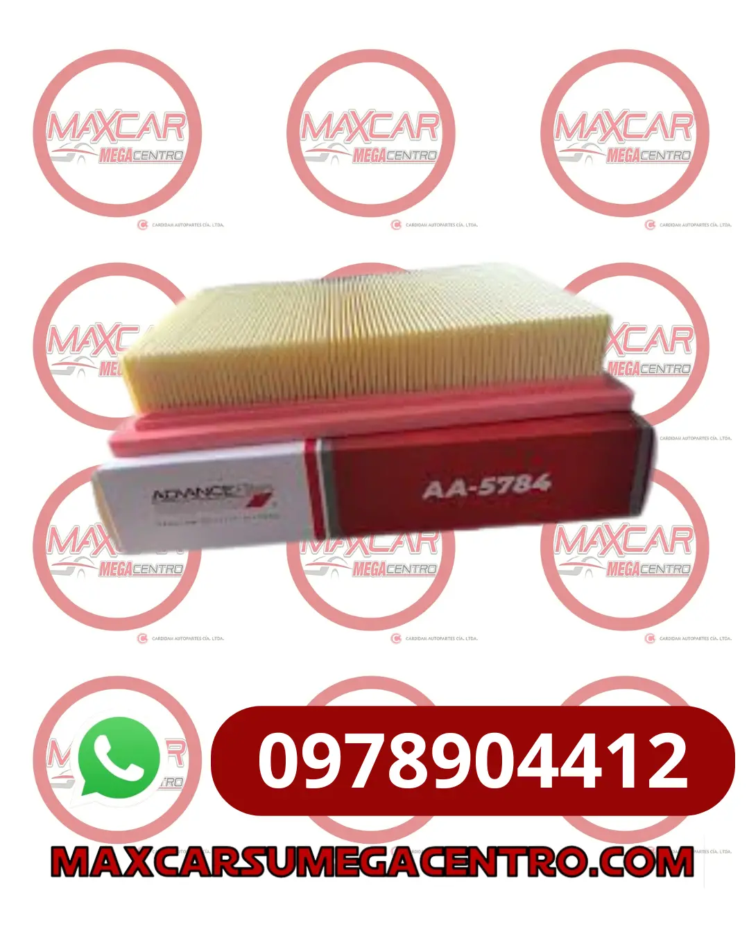 F.Aa5784 Filtro Aire Advance Fiat Premio Fiorino Uno (Arl4147) 1