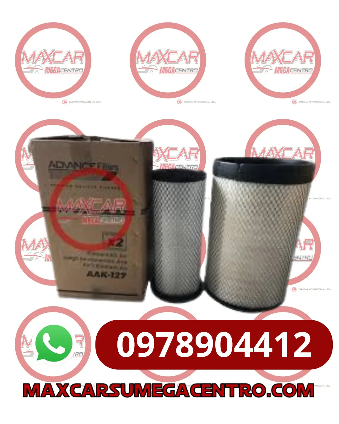 F.Aak127 Filtro Aire Advance Foton 13 Ton Plus (Kit Aa26557-26558) 1
