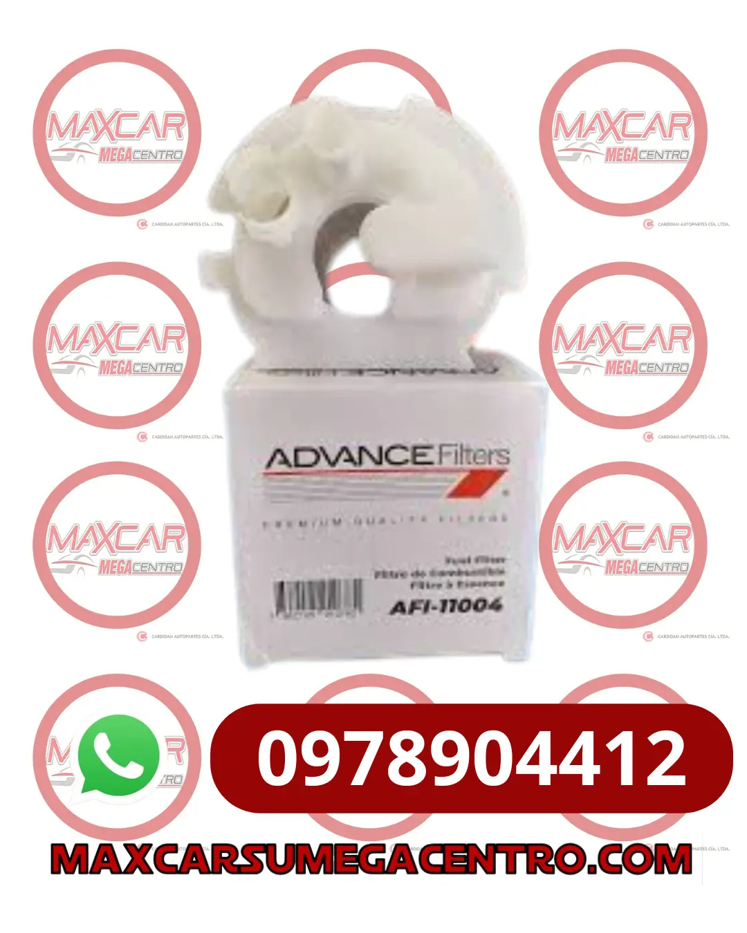 F.Afi11004 Filtro Combustible Advance 31112-1R000 Accent 12-14/Rio R Sumergible 1