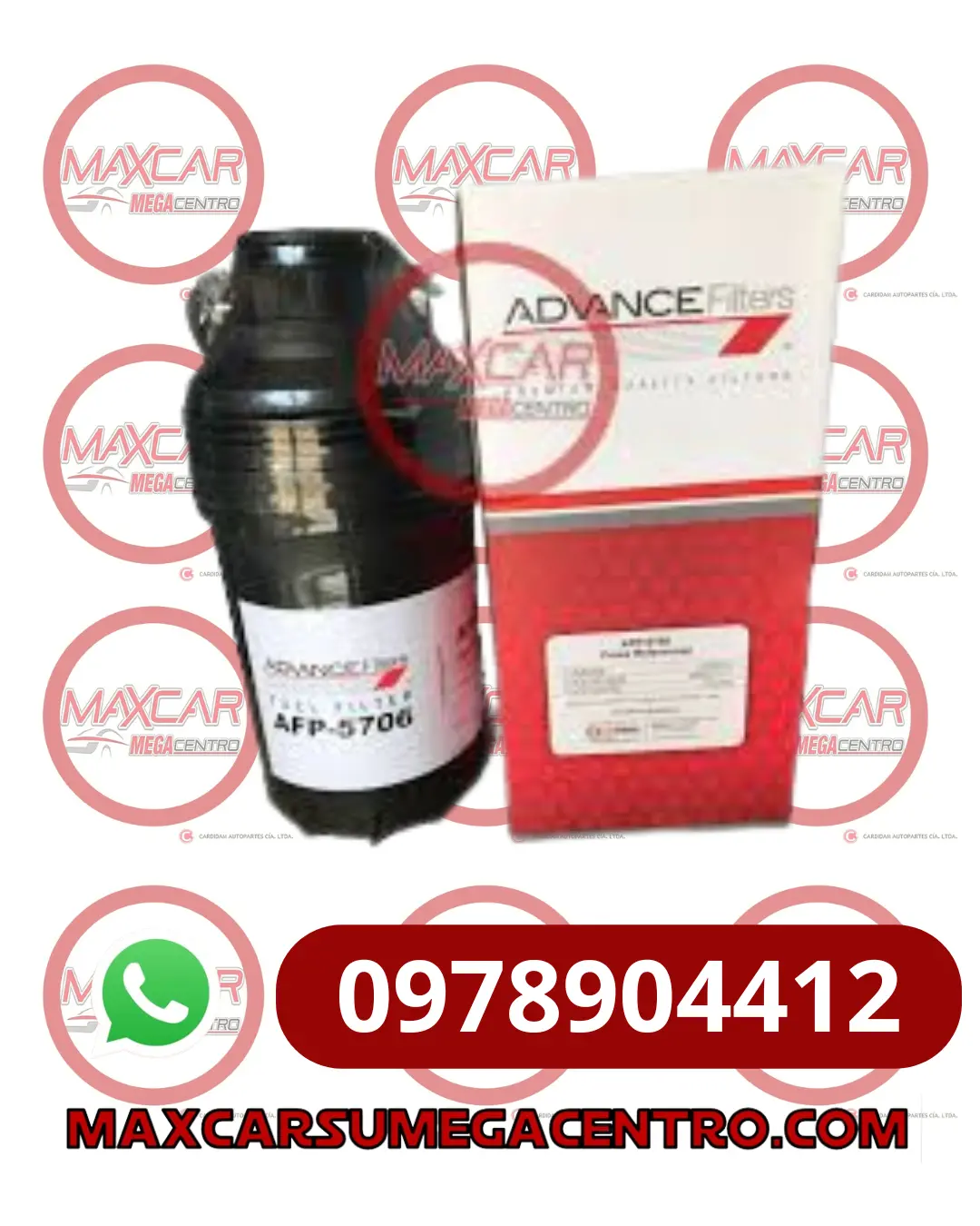 F.Afp5706 Filtro Combustible Advance Afp5706 Jac Hfc 3.8 Ton/Foton Aumark 5.5 Ton 1