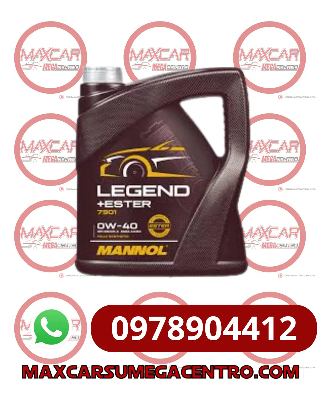 L.0W40 Mannol Legend + Ester Galon 0W40 4/1 7901 1