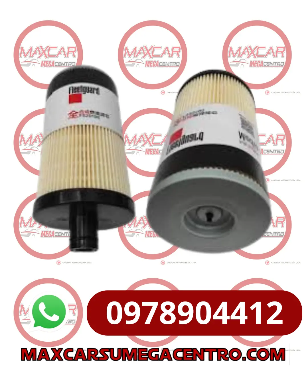 F.Afs20190 Filtro Combustible Advance Sinotruk T7h-430 (Fully Synthetic Media) 1