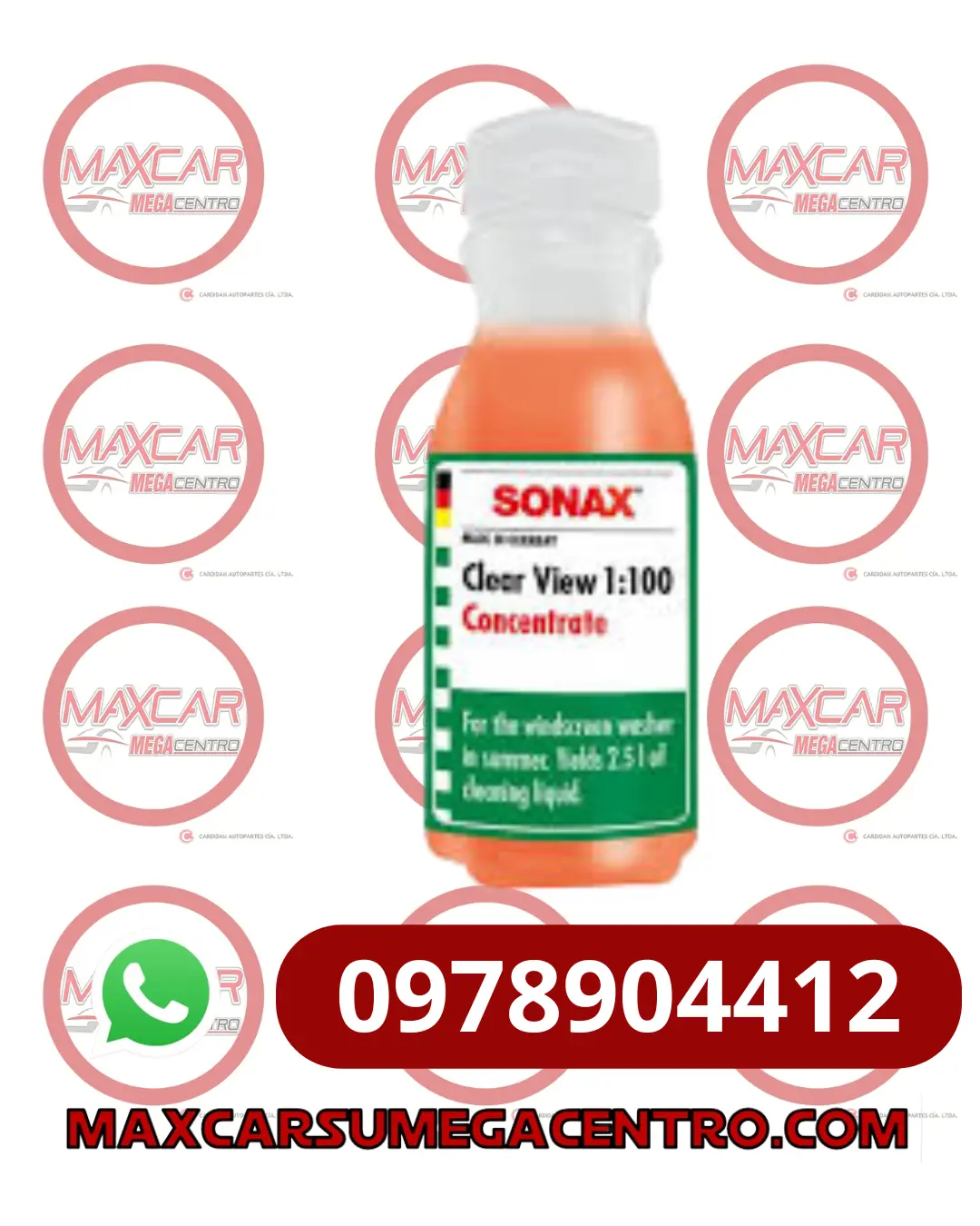 Son.S371000 Sonax Limpia Vision Clara 25Ml Peq 1