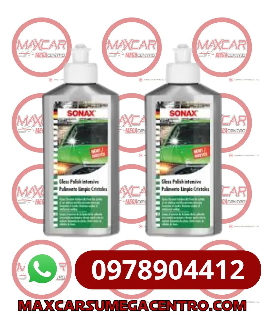 Lim.S337100 Sonax Glass Polish Intensive 250 Ml (Lluvia Acida) 1