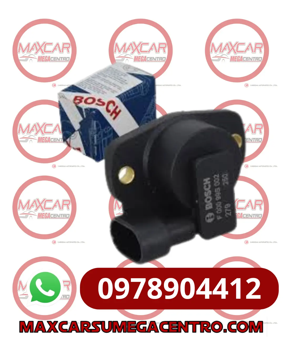 Stps.F00099s002 Sensor Tps Bosch F00099s002 Vw Gol 1.6 1.8 Fiat Palio 1.6 (027998385) 1