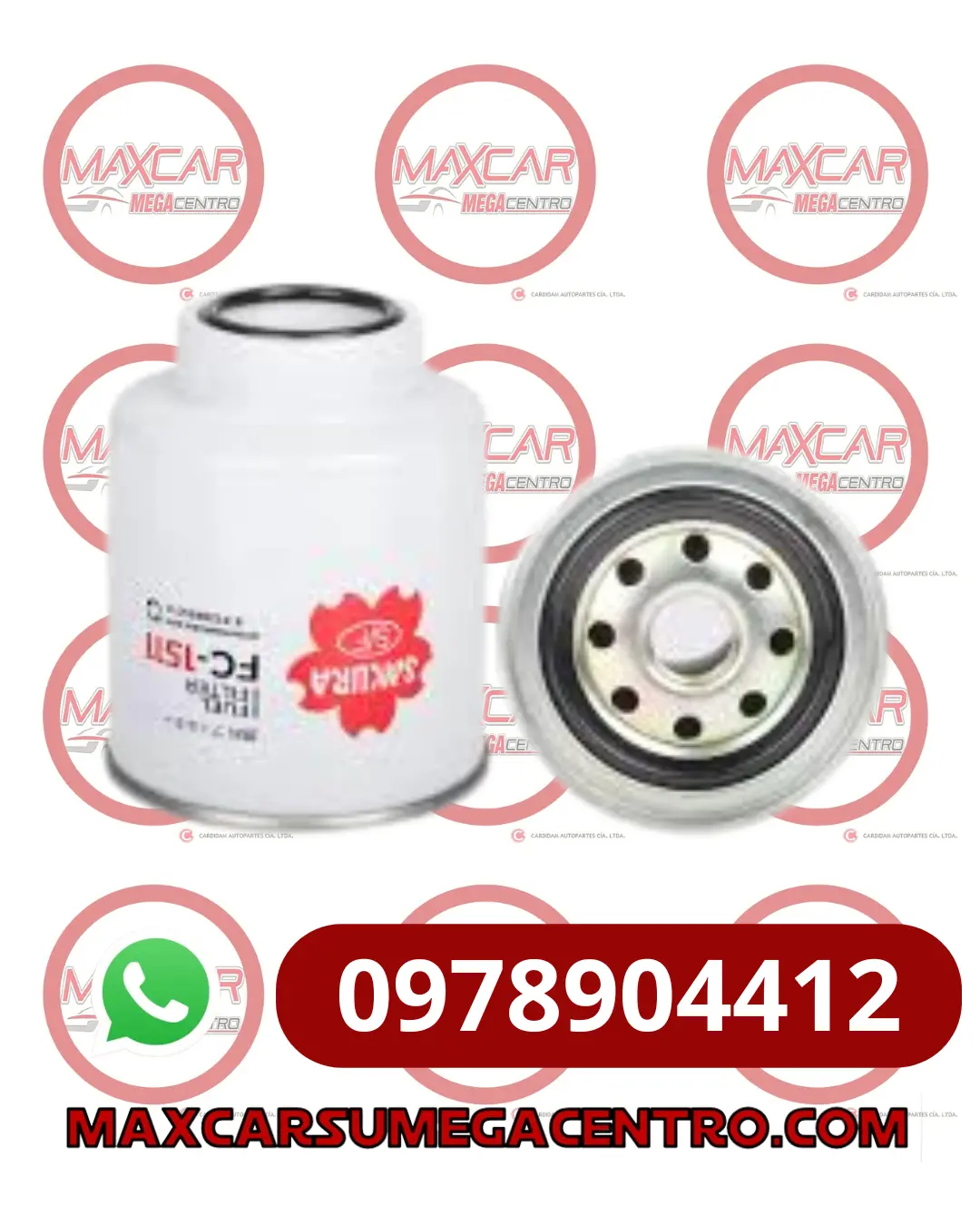 F.Fc1511 Filtro Combustible Sakura Dmax Diesel (Trampa Agua) 1