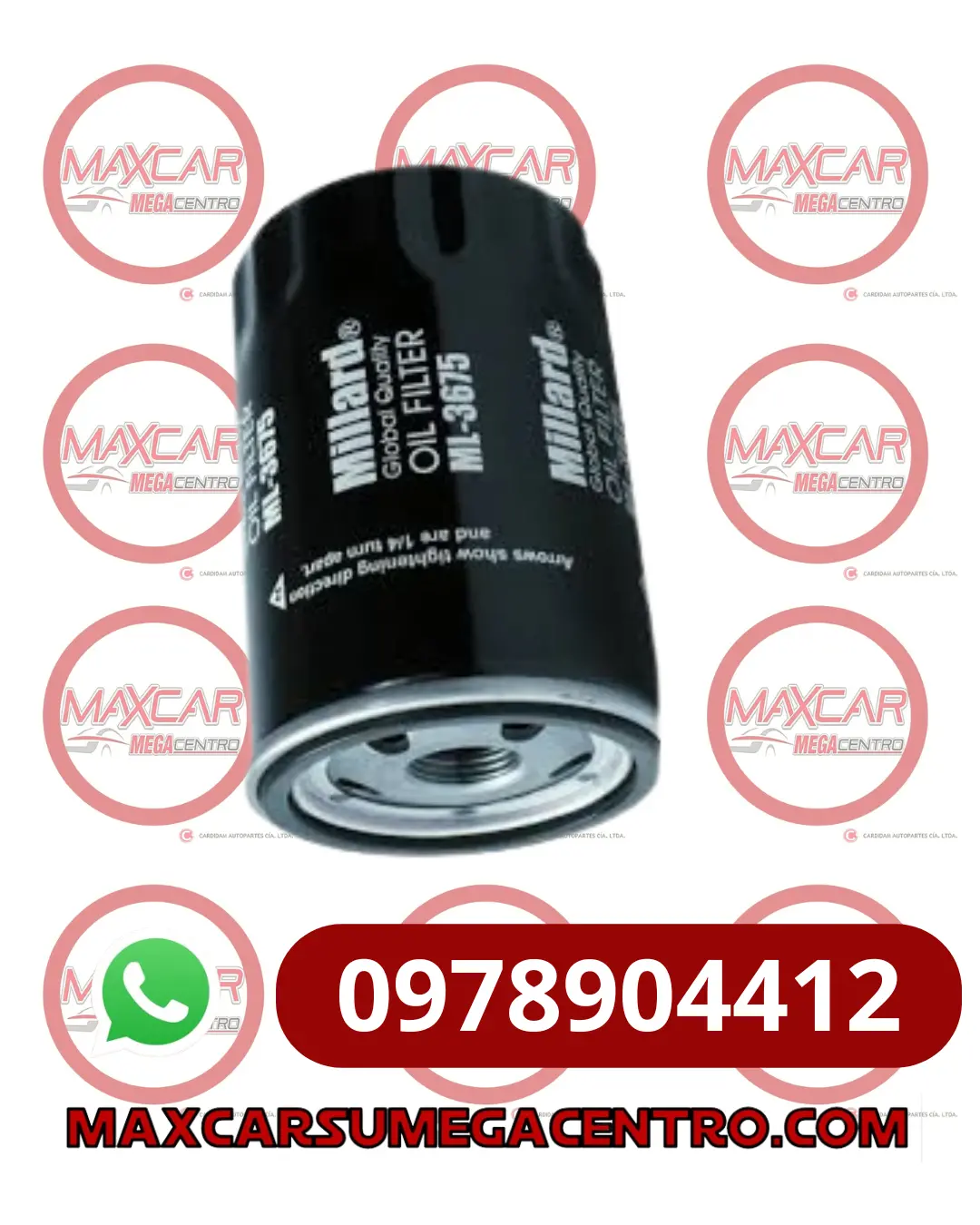 Filtro Aceite Millard Ml3675 Silverado Trailblazer 13/16 - Fml3675 1