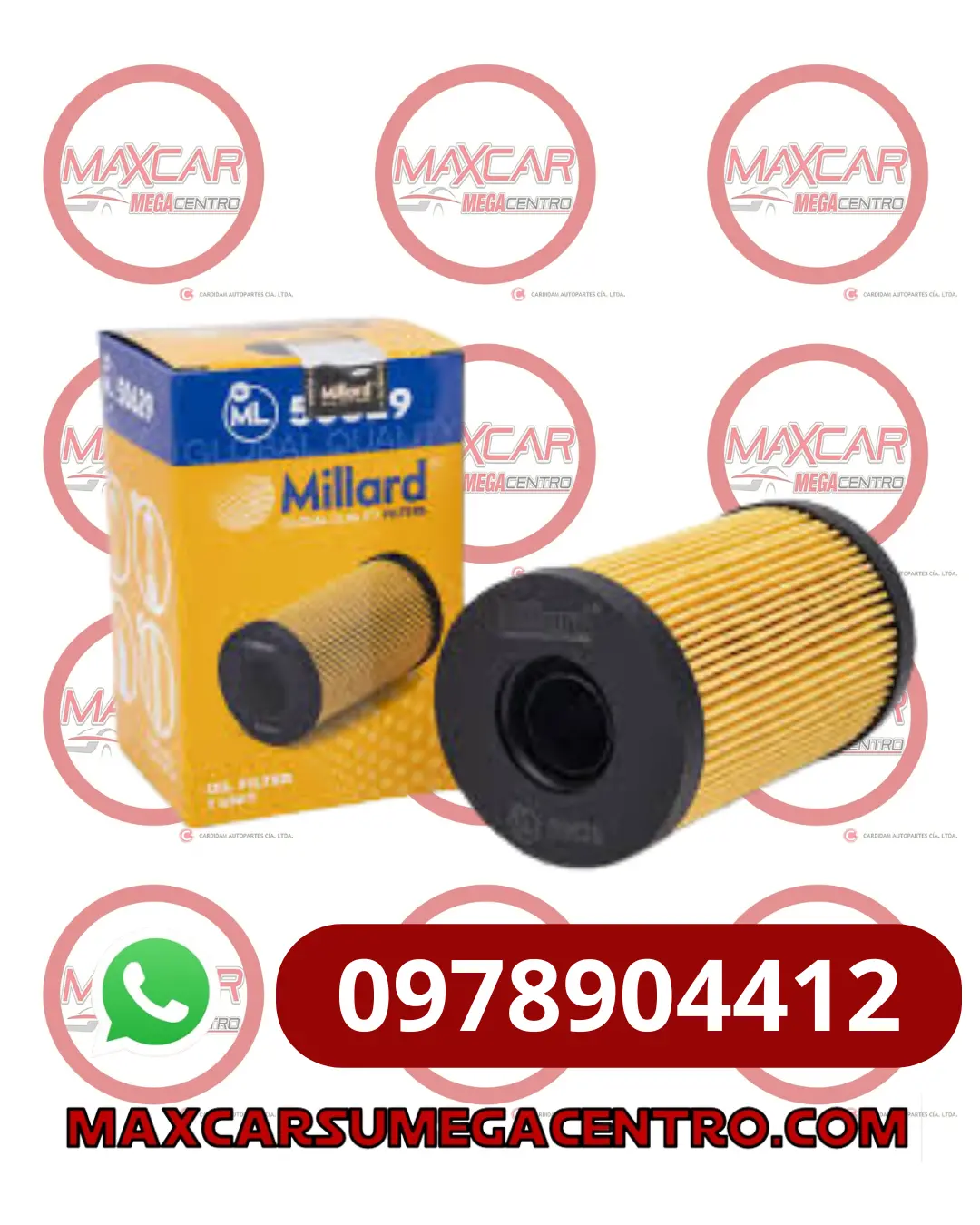 F.Aoe10759 Filtro Aceite Millard Ml50629 Vw Amarok/Crafter 1