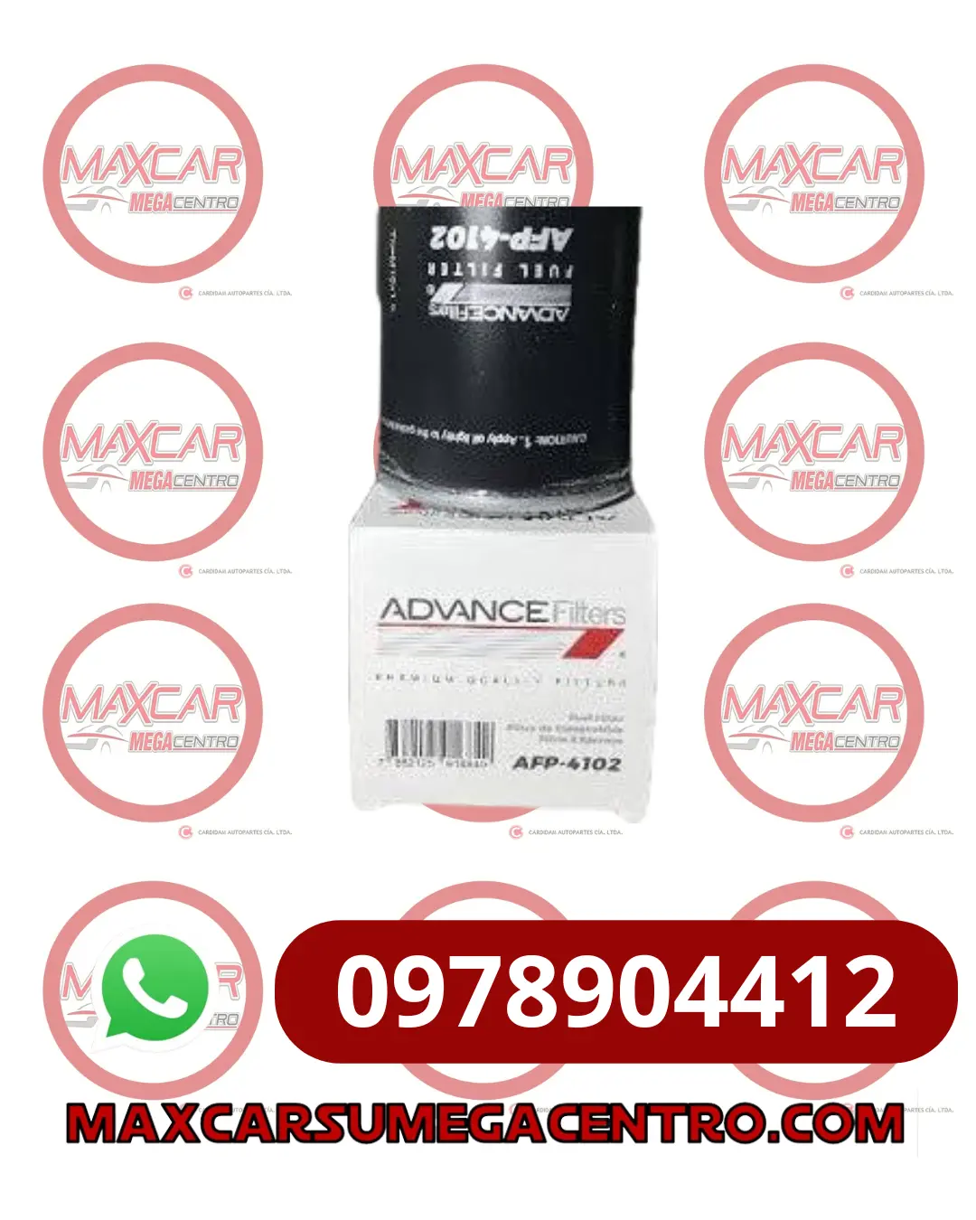 F.Afp4102 Filtro Combustible Advance Foton Aumark Dongfeng Df510 610 Golden Dragon Joylong  (Mf4102) (Fc5704 Fp586f Ff42000 Ff5018) 1