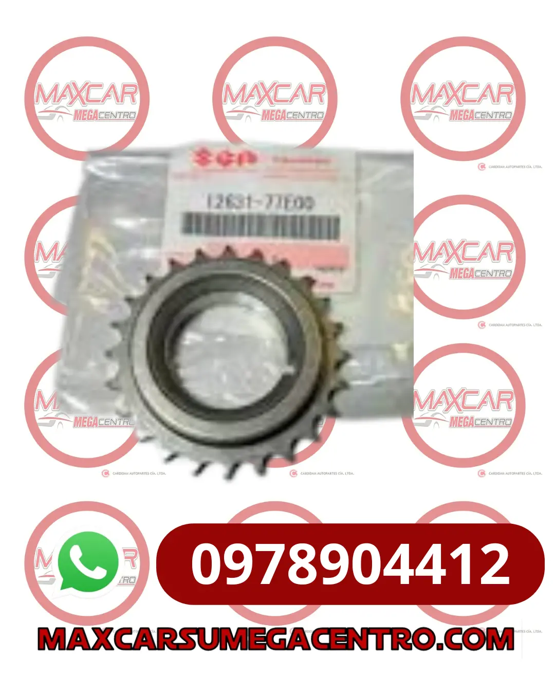 Pc.12631-77E00 Piñon Cigueñal Genuine Gran Vitara 2.0 1