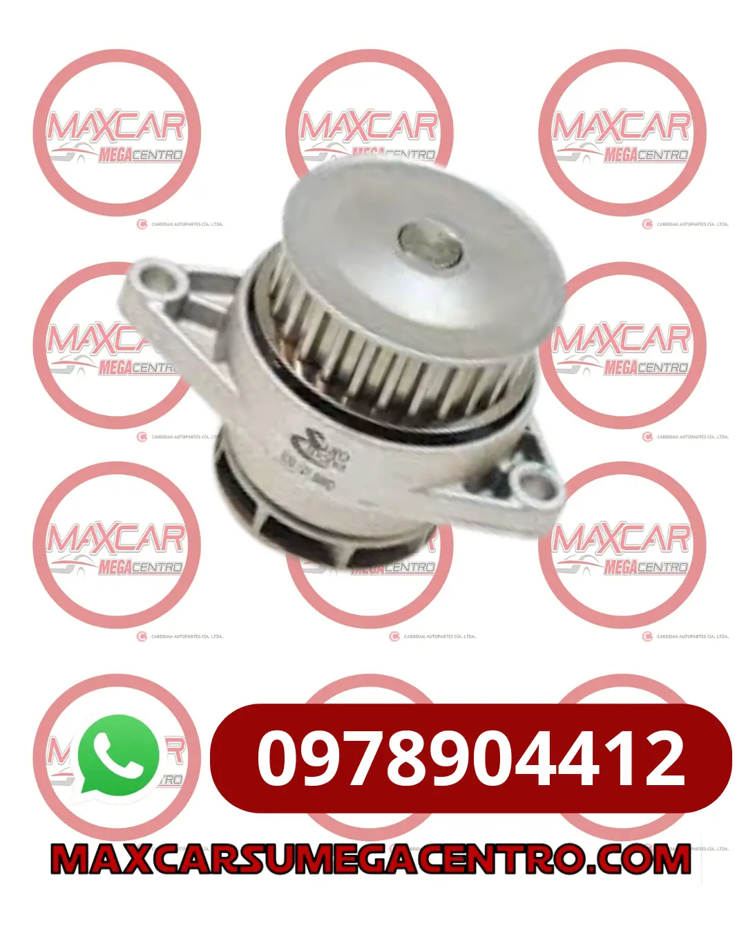 Boa.030121008D Bomba Agua Br Vw Gol 1600 10-12 Vw Fox 1600 02-12 Polo 1.6 03-08 20089 Aspa De Acero 1
