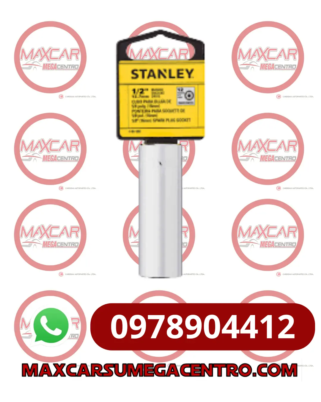 H.1/25/8 Dado Stanley Para Bujia 1/2 5/8 6Lados 1