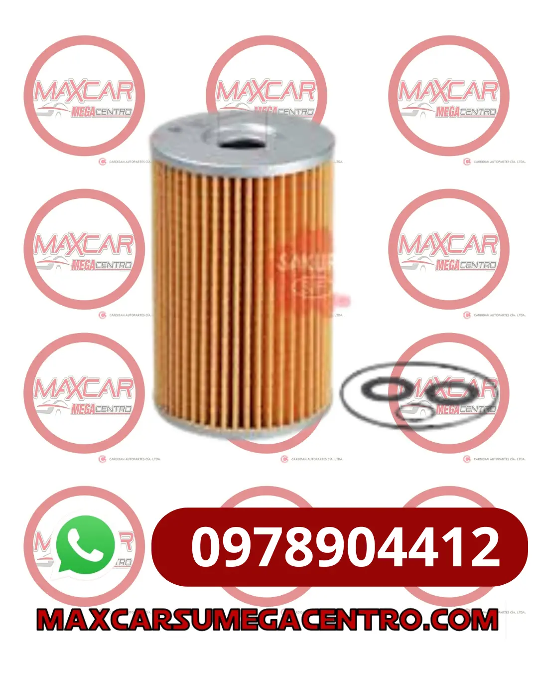 F.O1101 Filtro Aceite Sakura Toy 1600 Elemento Oem 0415231 (Cl186) 1