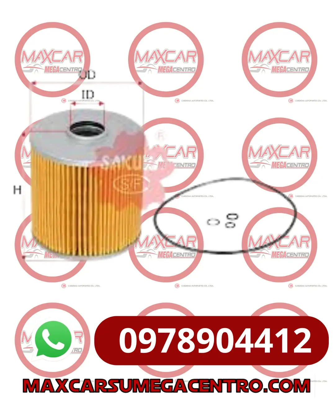F.Afe1507 Filtro Combustible Sakura F1507 Ftr Fsr Fvr Fsr Cyz51 (Shogun) 1
