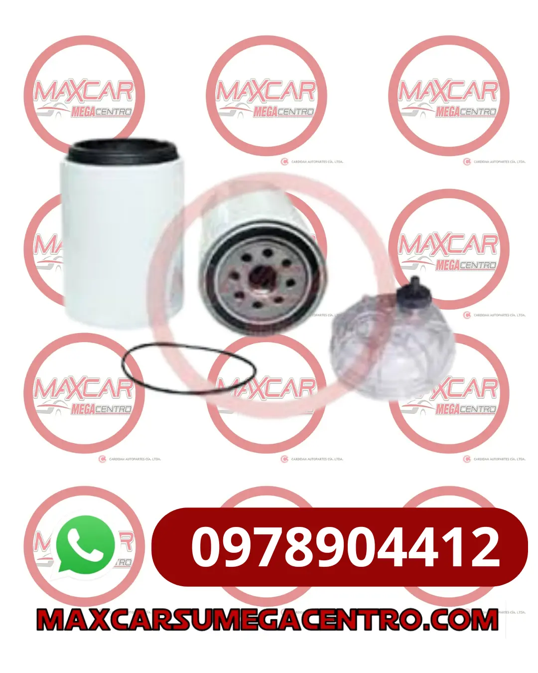 F.Afs1306 Filtro Combustible Shogun Sfc1901 Separador Agua/Diesel 10 Micrones 1
