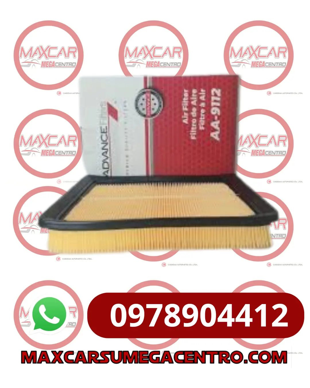 F.Aa9112 Filtro Aire Advance Chery Practivan Karry Q22l Cj X 24 1