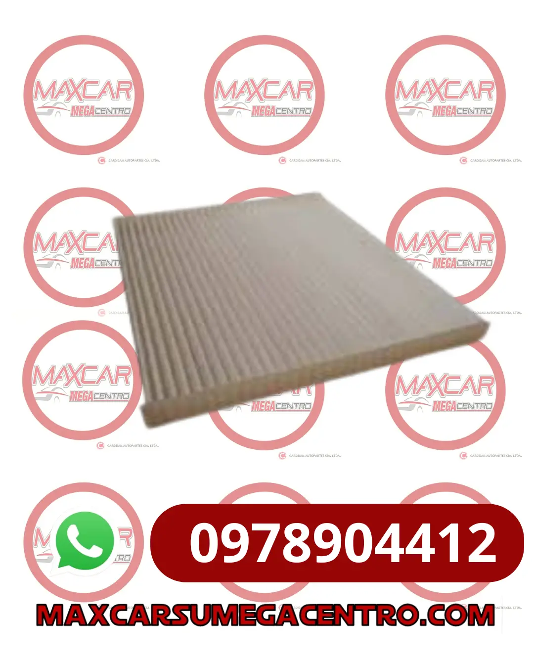 Filtro A/C Advance Ac28300 Santa Fe 2.4 Sorento 15 Sonata Captiva Sport Grand Carnival (97133-3Saa0) - Fac28300 1